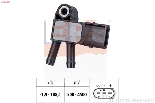 Sensor, Abgasdruck