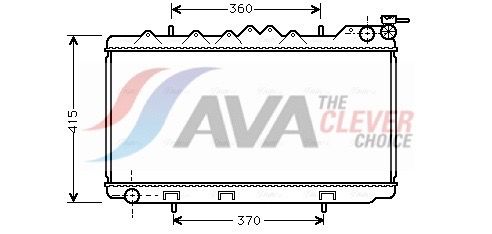 DN2094 AVA QUALITY COOLING ** CLEVER FIT ** hűtő, motorhűtés