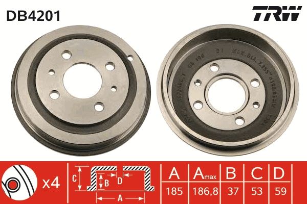 TAMBOUR DE FREIN  9900