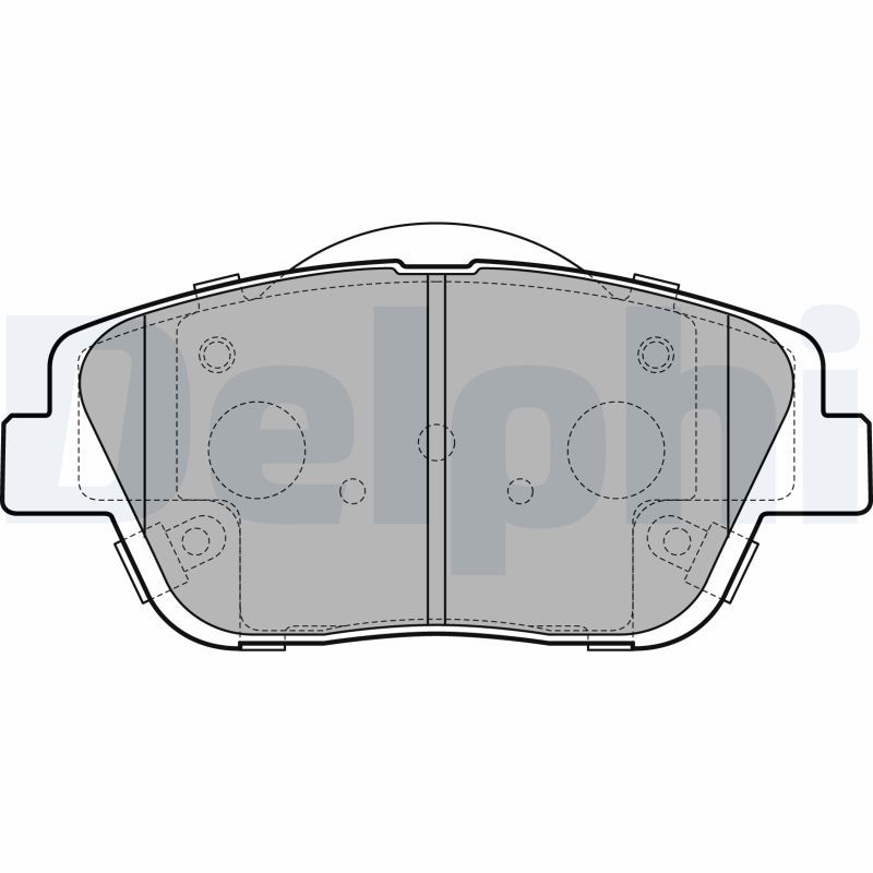 Brake Pad Set, disc brake LP2688