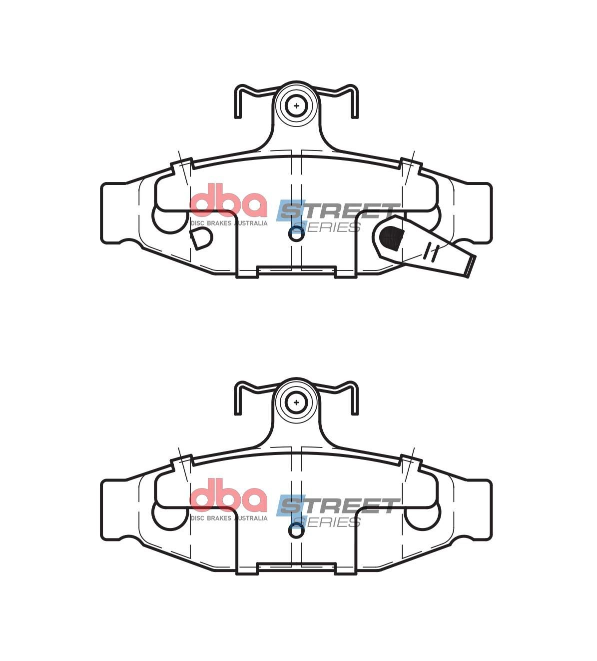 DBA SS STREET SERIES BRAKE PADS [ Nissan Pintara & Skyline 1986-91 R ] - TecDoc Only