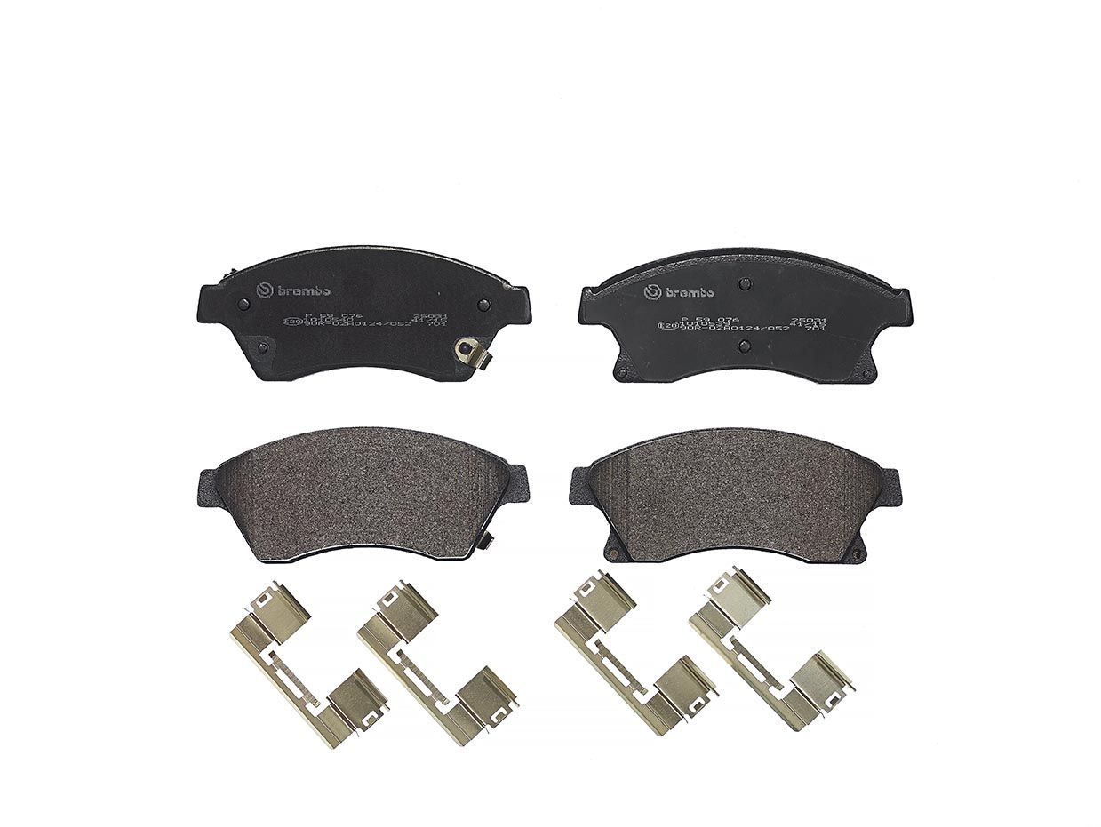 BREMBO P 59 076 - Bremsbelagsatz, Scheibenbremse PRIME LINE