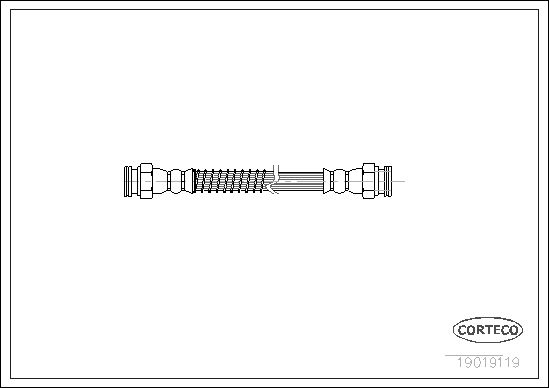 FLEXIBLE DE FREIN PSA  0705