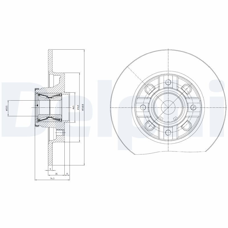 Brake Disc BG9116RSC