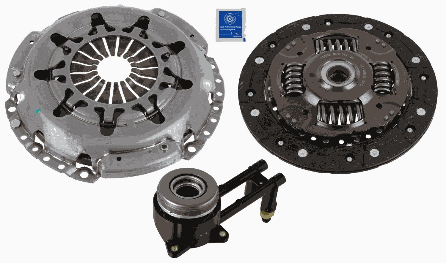 SACHS 3000 990 493 - Kupplungssatz Kit plus CSC