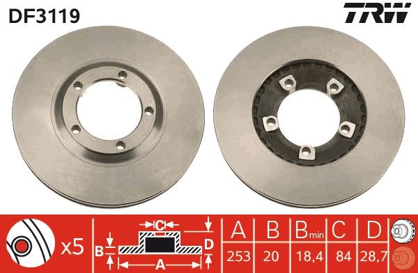 PAIRE DE DISQUES  9900