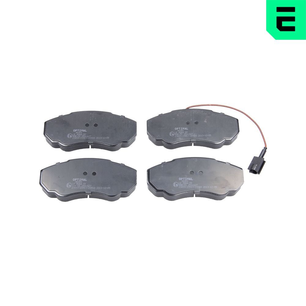 OPTIMAL BP-96001 - Bremsbelagsatz, Scheibenbremse
