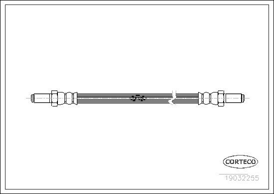 FLEXIBLE DE FREIN VAUXHALL FIREN  0705