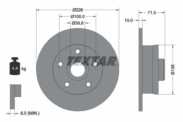 Brake Disc 92057200