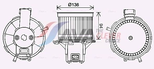 AVA QUALITY COOLING FT8465 - Innenraumgebläse