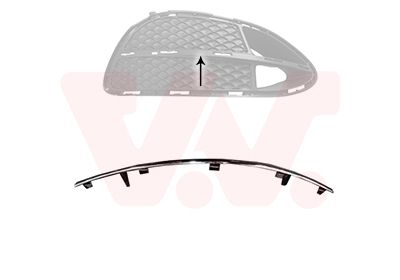 VAN WEZEL 2942582 - Zier-/Schutzleiste, Sto&szlig;f&auml;nger