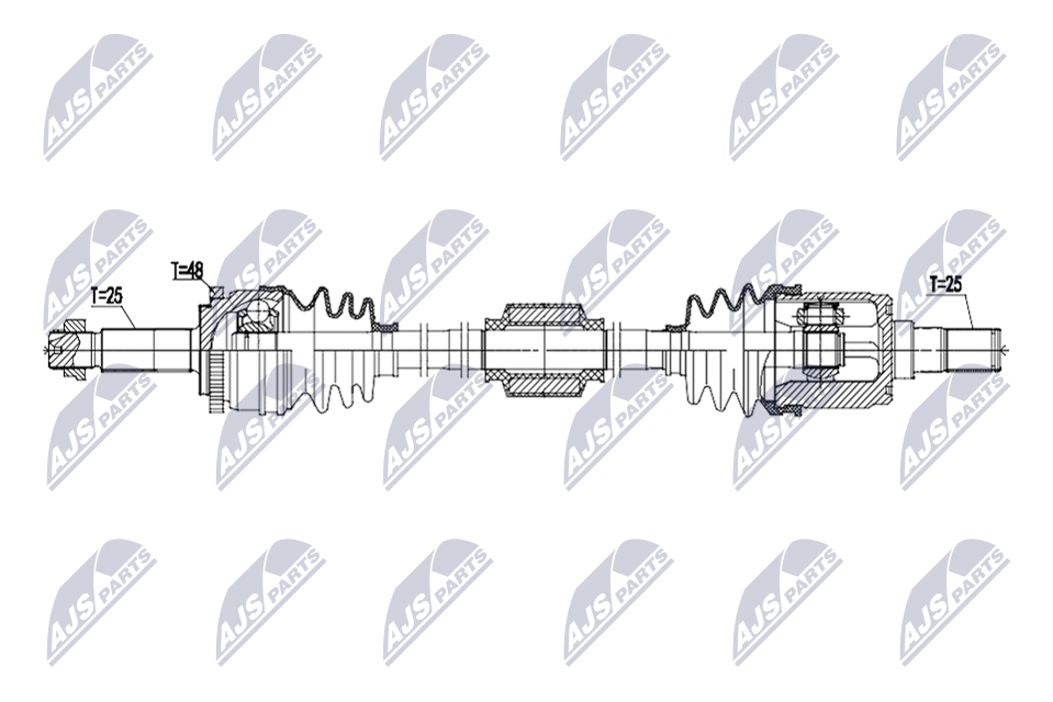 NTY NPW-KA-422 Antriebswelle