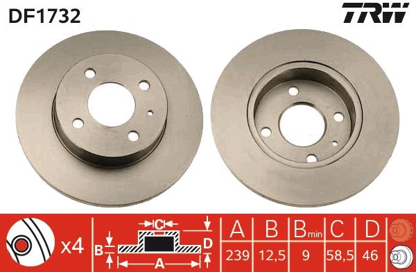 PAIRE DE DISQUES  9900