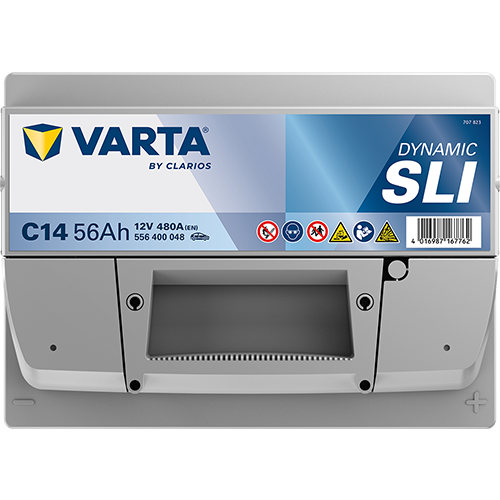 VARTA Dynamic SLI C14 | 12V 56Ah 480A | Autobatterie