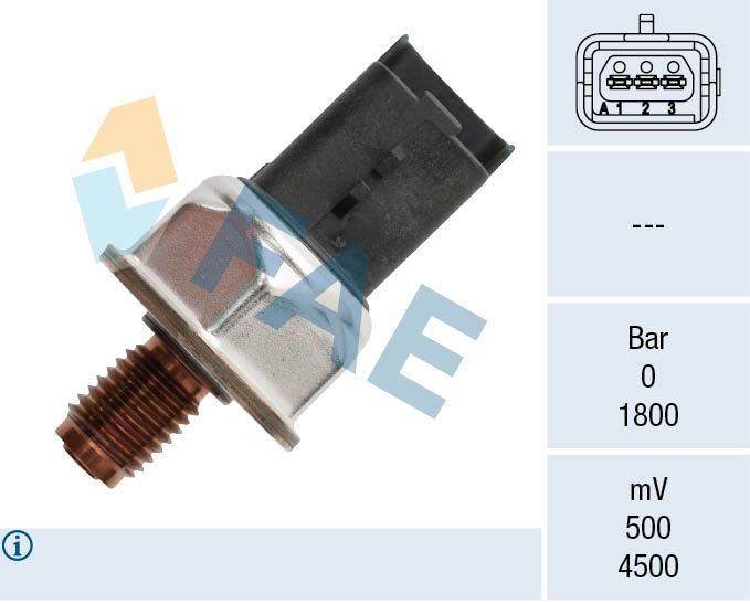 Sensor, fuel pressure 15600