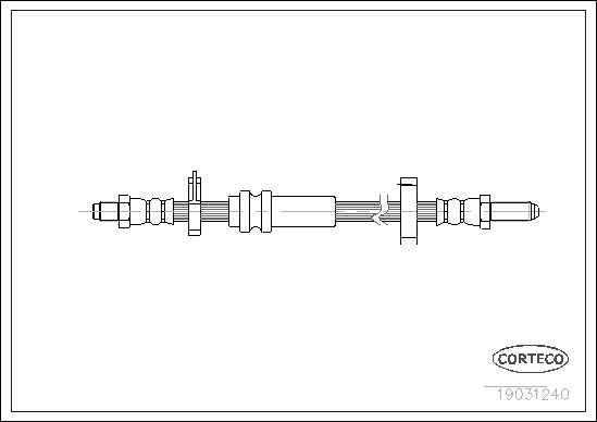 FLEXIBLE DE FREIN ALFA 33  0705