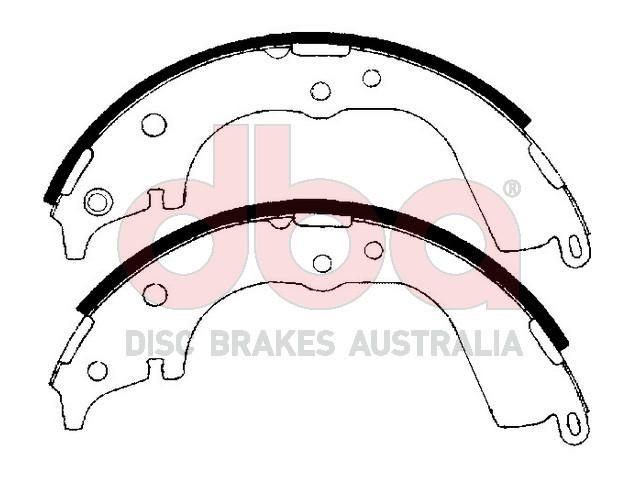 Street Series Brake Shoes [Toyota Hi-Ace/Hi-Lux 270mm] - TecDoc Only