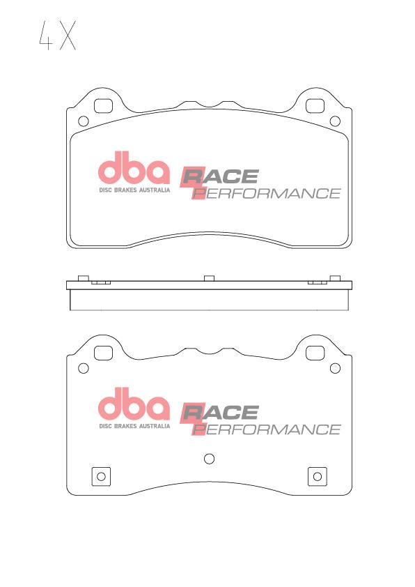 DBA RACE BRAKE PADS [ FORD FOCUS 2016 - ON  F ] - TecDoc Only