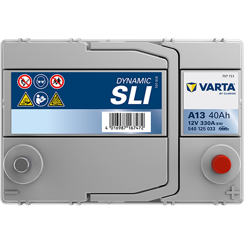VARTA BLUE dynamic A13 12V 40Ah 330A/EN gef&uuml;llt