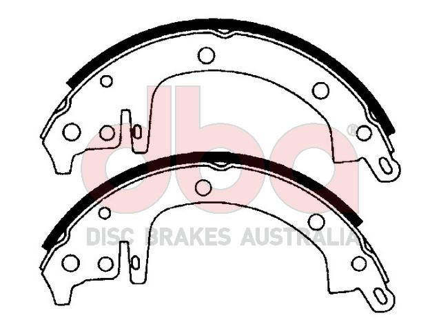 Street Series Brake Shoes [Toyota Corona/Supra 228.6mm] - TecDoc Only