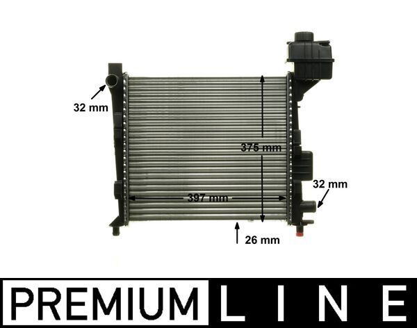 Radiador, refrigeración del motor