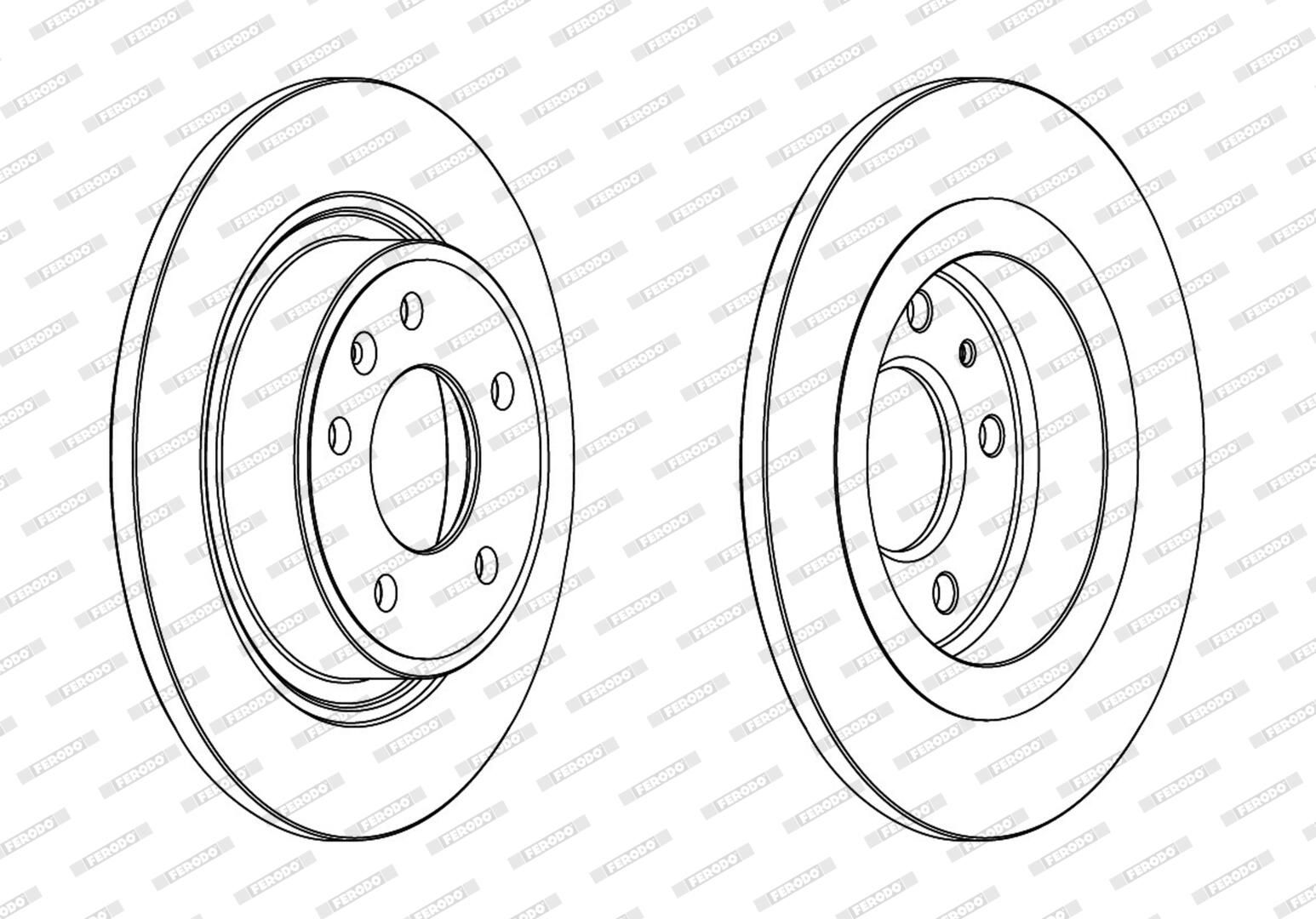 FERODO DDF1871C - Bremsscheibe PREMIER
