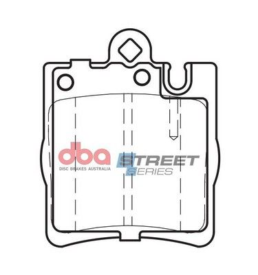 DBA SS STREET SERIES BRAKE PADS [ Mercedes 1995-2014 R ] - TecDoc Only