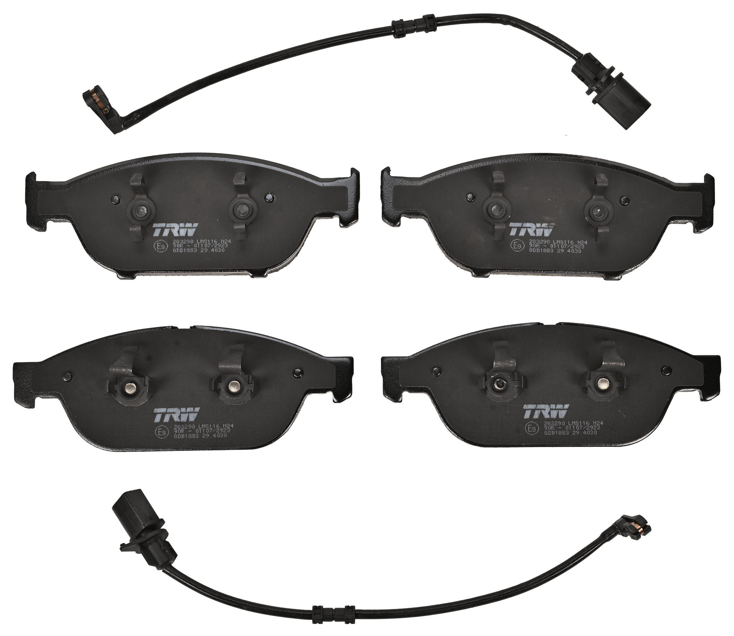 TRW DISC BRAKE PADS - TecDoc 2