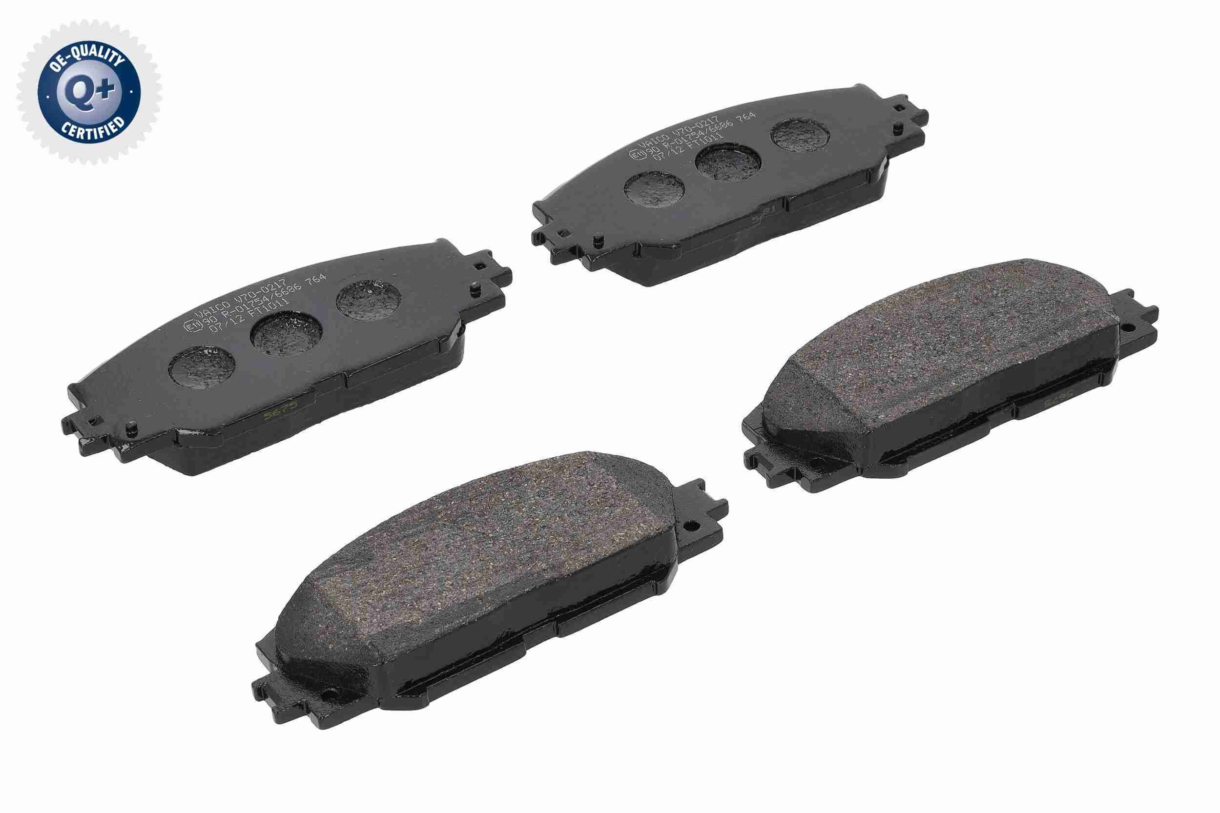 Bremsbelagsatz, Scheibenbremse