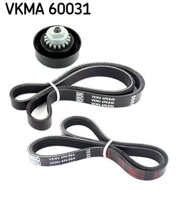 SKF VKMA 60031 V-Ribbed Belt Set