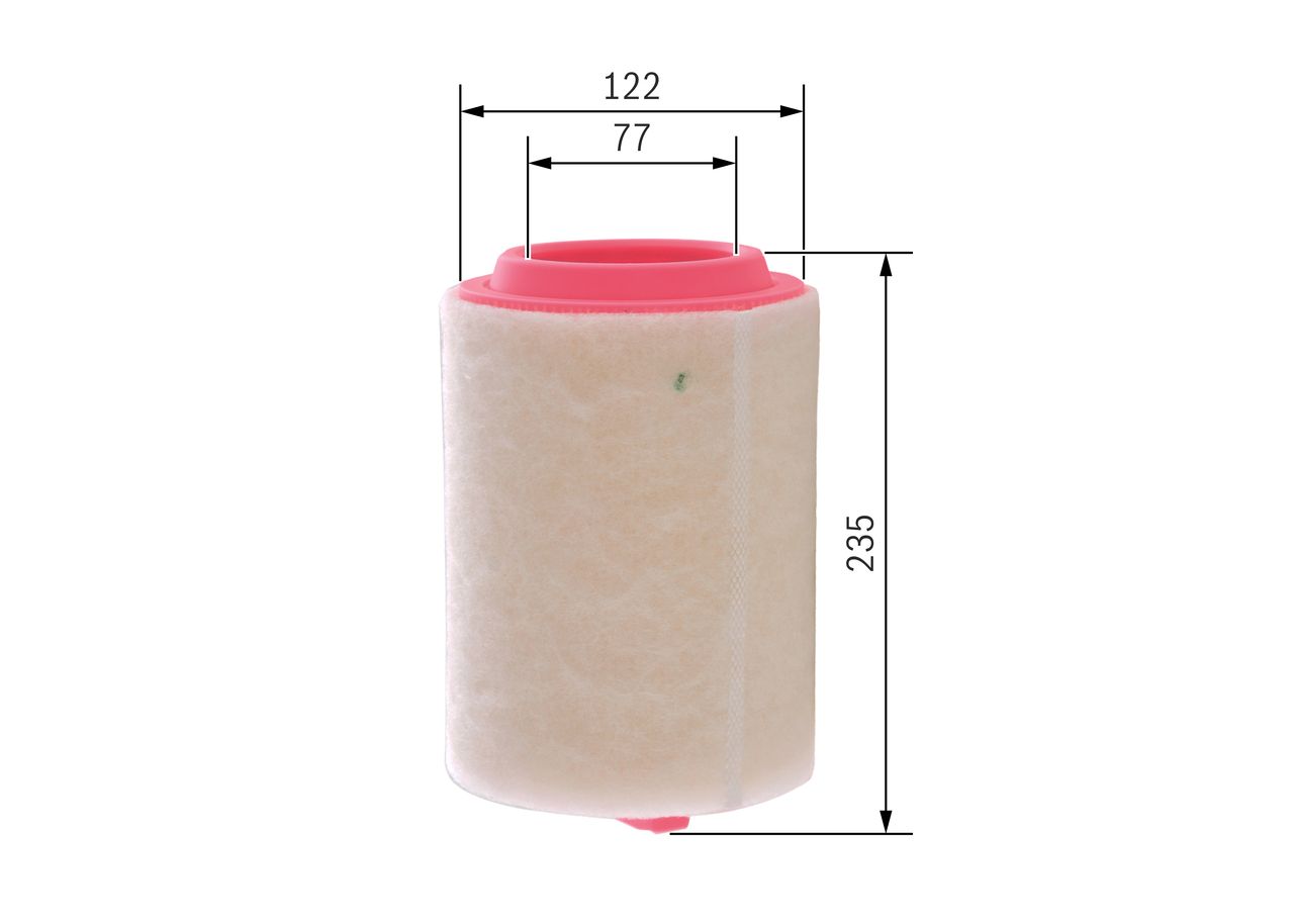 BOSCH F 026 400 367 - Luftfilter