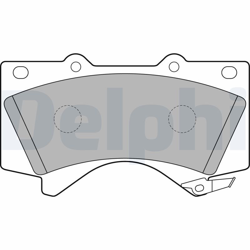 Brake Pad Set, disc brake LP2134