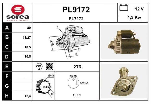 DEMARREUR PL - YANMAR