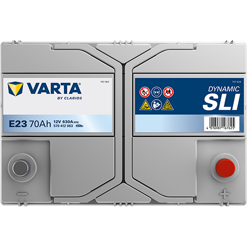 VARTA BLUE dynamic E23 12V 70Ah 630 A/EN gef&uuml;llt