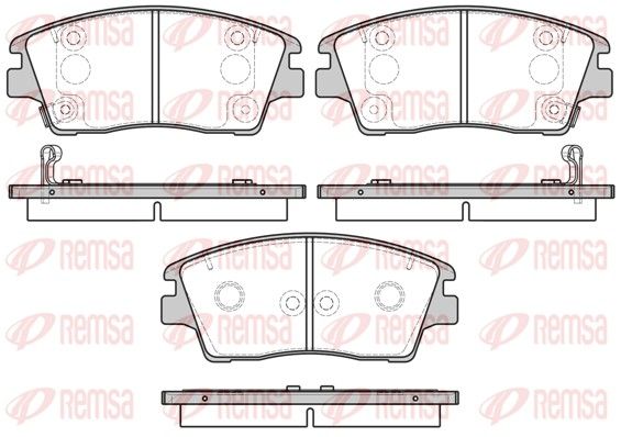 Premium Front Brake Pad Set Premium Front Brake Pad Set