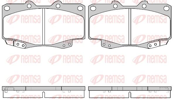 Brake Pad Set, disc brake 0315.22