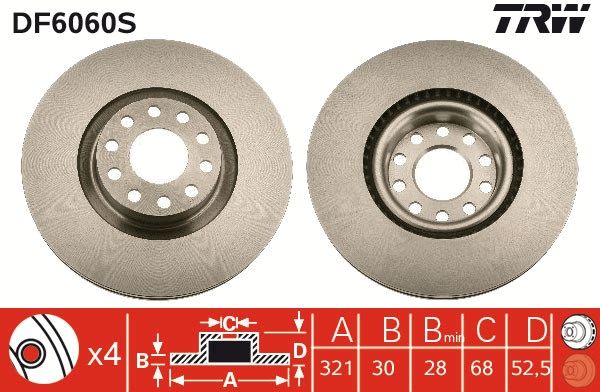 Brake Disc DF6060S