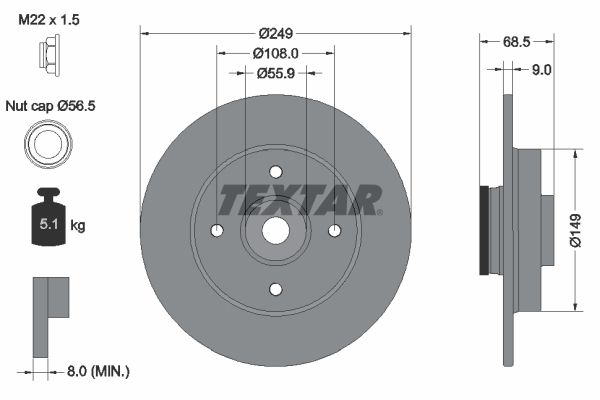 Brake Disc 92133303