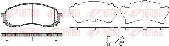 Brake Pad Set, disc brake 1081.11