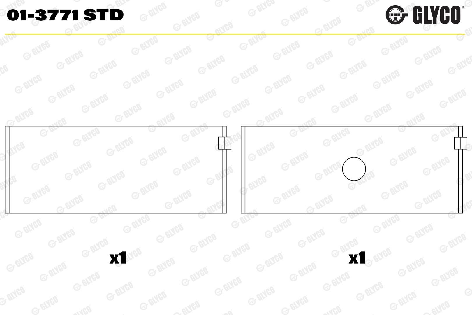 GLYCO 01-3771 STD - Pleuellager