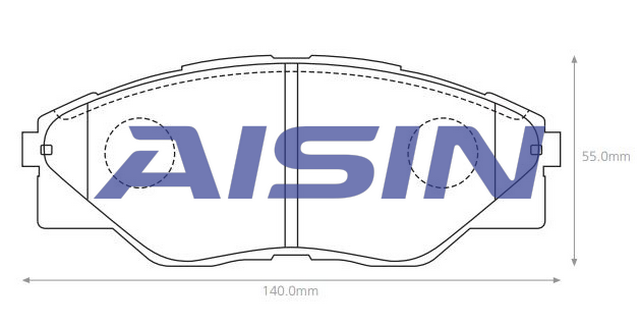 Aisin Brake Pad - TecDoc 2
