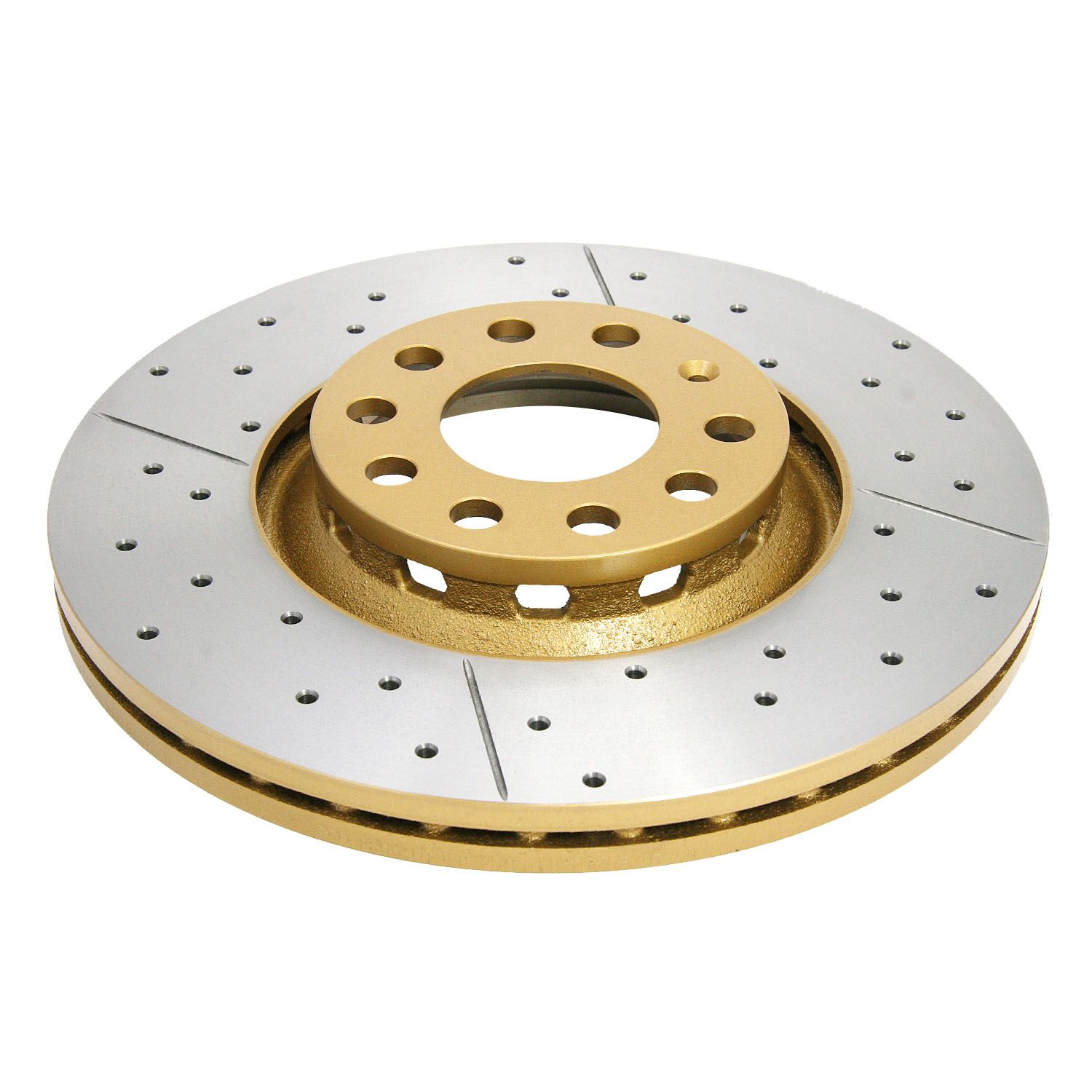 Street Gold Cross-drilled/slotted - TecDoc 2