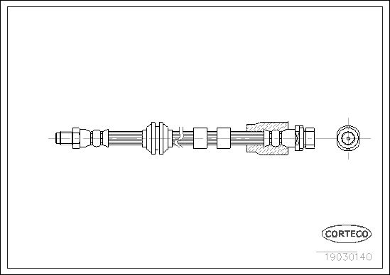 FLEXIBLE DE FREIN FORD MONDEO  0705