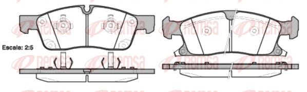 Premium Front Brake Pad Set Premium Front Brake Pad Set