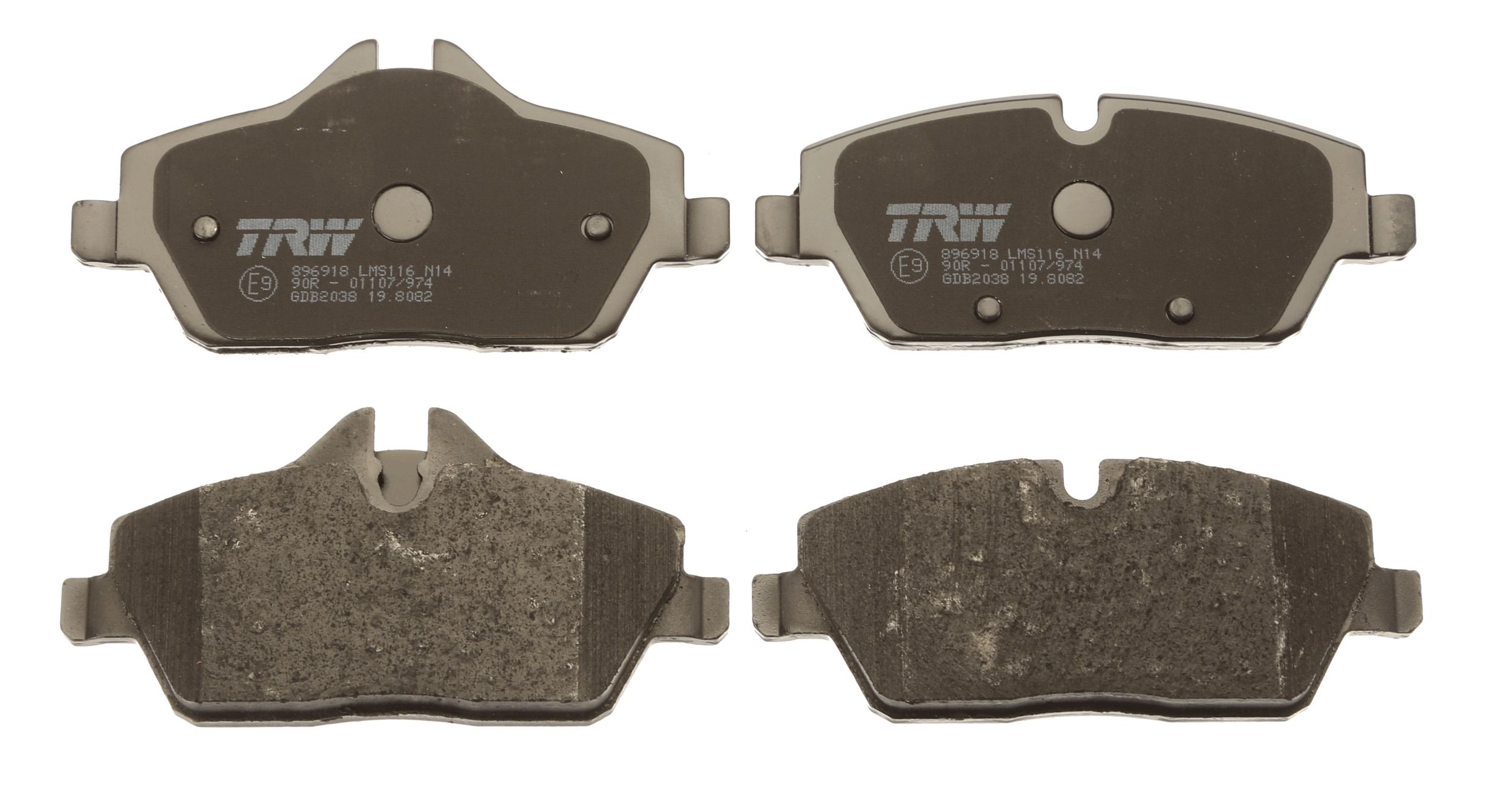 TRW DISC BRAKE PADS - TecDoc 2