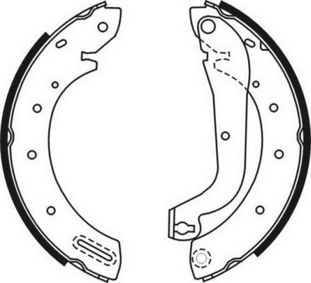 Brake Shoe Set C01046ABE