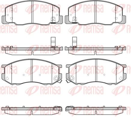 Premium Front Brake Pad Set Premium Front Brake Pad Set