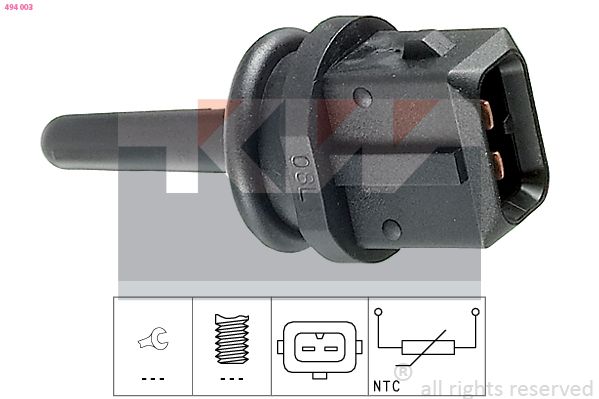 KW 494 003 - Sensor, Ansauglufttemperatur