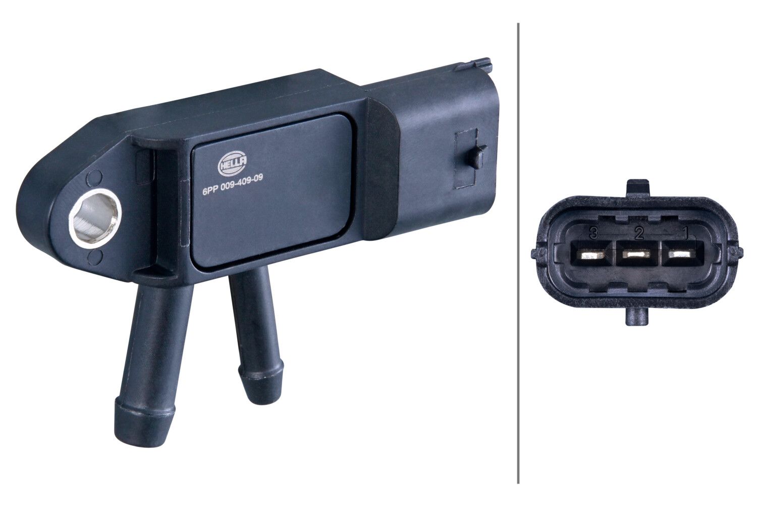 HELLA 6PP 009 409-091 - Sensor, Abgasdruck