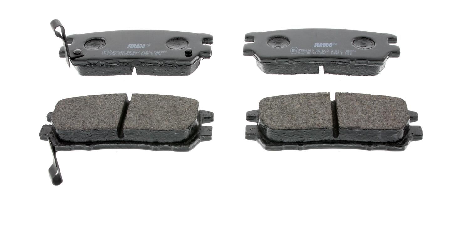 FERODO FDB804 - Bremsbelagsatz, Scheibenbremse PREMIER ECO FRICTION